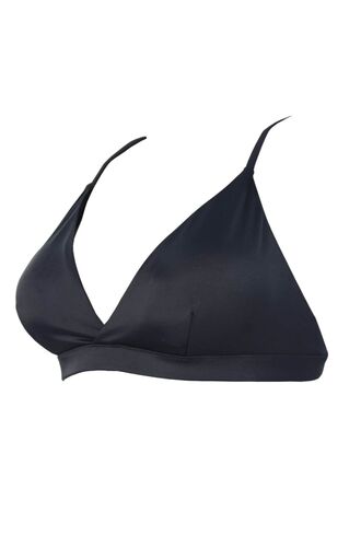 Μαγιό τρίγωνο Rock Club - Μαύρο Bikini - Σταθερό cup C/D