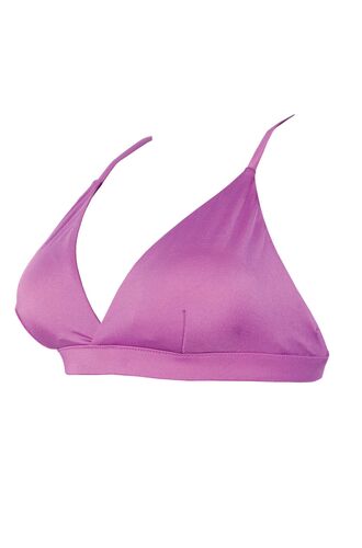 Μαγιό τρίγωνο Rock Club - Βιολετί Bikini - Σταθερό cup C/D