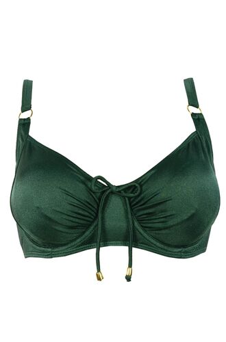 Μαγιό σουτιέν Rock Club - Μεγάλο στήθος - Evergreen - Cup D/E