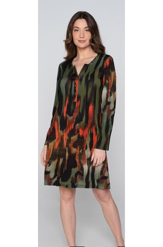 Γυναικείο νυχτικό Jeannette - Εμπριμέ - Midi