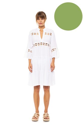 Γυναικείο Beachdress Pink Label -  Φόρεμα - Aspen Green - Regular Fit - Viscose