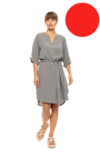 Γυναικείο Beachdress Pink Label - Φόρεμα - Κόκκινο - Regular Fit - Viscose