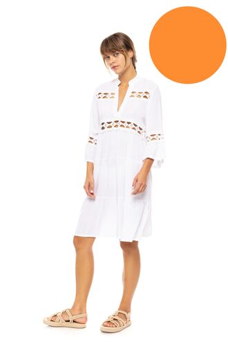 Γυναικείο Beachdress Pink Label -  Φόρεμα - Orange - Regular Fit - ViscoseΓυναικείο Beachdress Pink Label -  Φόρεμα - Orange - Regular Fit - ViscoseΓυναικείο Beachdress Pink Label -  Φόρεμα - Orange - Regular Fit - Viscose