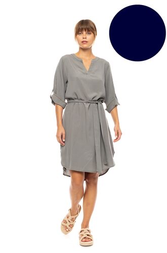 Γυναικείο Beachdress Pink Label - Φόρεμα - Yacht Blue - Regular Fit - Viscose