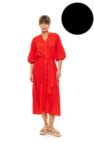 Γυναικείο Beachdress Pink Label - Σεμιζιέ Μακρύ Φόρεμα - Μαύρο - Viscose