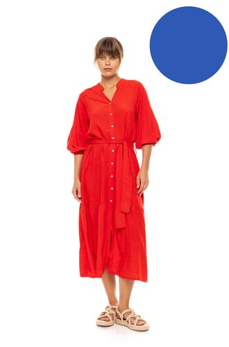 Γυναικείο Beachdress Pink Label - Σεμιζιέ Μακρύ Φόρεμα - Ultra Violet - Viscose