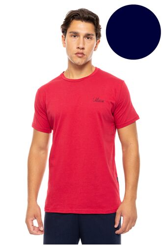 Ανδρική Καλοκαιρινή Πυτζάμα Ulisse - Yacht Blue - Κοντό μανίκι - Cotton