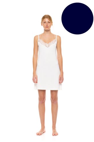 Γυναικείο Νυχτικό Pink Label - Τιράντα - Yacht Blue - Bamboo - NIGHTGOWN