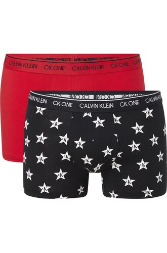 Ανδρικά boxer Calvin Klein - 2 σχέδια - Φαρδύ λάστιχο - 2 pack