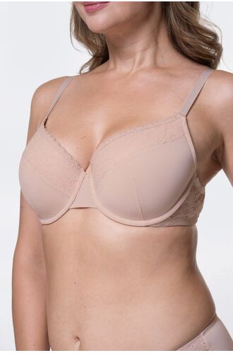 Σουτιέν Dorina - 1+1 ΔΩΡΟ - Μαύρο & Ροζ - Μεγάλα μεγέθη - Cup D E