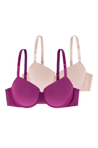 Σουτιέν Dorina Clio - 1+1 ΔΩΡΟ - Φούξια - Ροζ - Μεγάλα μεγέθη - Cup D E