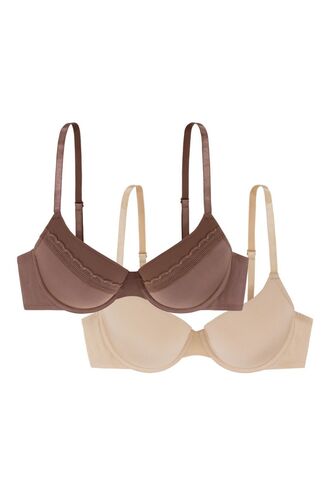 Σουτιέν Dorina Jana - 1+1 ΔΩΡΟ - Μπεζ & Καφέ - Μεγάλα μεγέθη - Cup C DΣουτιέν Dorina Jana - 1+1 ΔΩΡΟ - Μπεζ & Καφέ - Μεγάλα μεγέθη - Cup C D