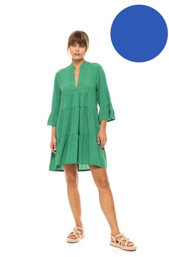 Γυναικείο Beachdress Pink Label -  Φόρεμα - Ultra Viole - Regular Fit - Viscose