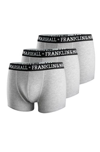 Ανδρικά boxer Franklin and Marshall - Γκρι - Λευκό logo - 3 pack