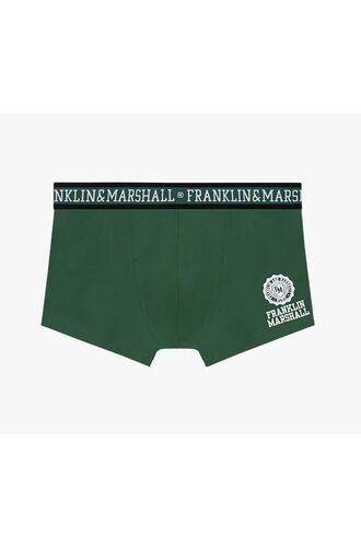 Ανδρικά boxer Franklin and Marshall - Γκρι - Πράσινο - 2 pack