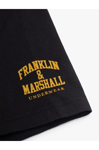 Ανδρικό Φανελάκι Franklin and Marshall - Κοντομάνικο - Μαύρο