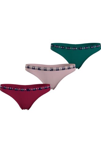 Γυναικείο String Tommy Hilfiger - Βαμβακερό - Multi Color - 3 pack