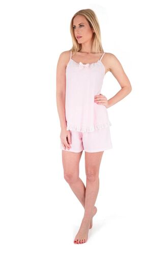 Γυναικείο Baby Doll Claire Katrania - Καλοκαιρινή πυτζάμα - Ροζ