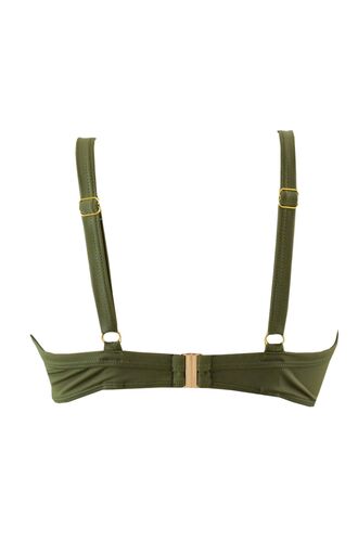 Μαγιό σουτιέν Rock Club - Χακί Bikini - Μεγάλο στήθος - Cup D