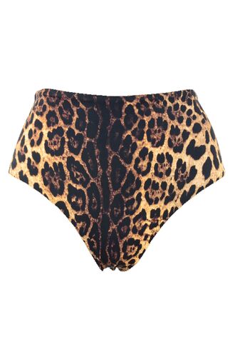 Ψηλόμεσο μαγιό slip Rock Club - Animal print - Mix and Match σλιπ