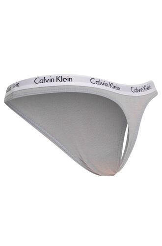 Γυναικεία String Calvin Klein - Λευκό λάστιχο - 3 pack