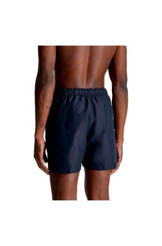 Ανδρικό Μαγιό Calvin Klein - Navy Βερμούδα - Λευκό Logo
