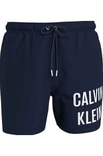 Ανδρικό Μαγιό Calvin Klein - Navy Βερμούδα - Λευκό Logo