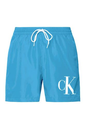 Ανδρικό Μαγιό Calvin Klein - Σετ δώρου - Γαλάζιο Σορτσ και πετσέτα