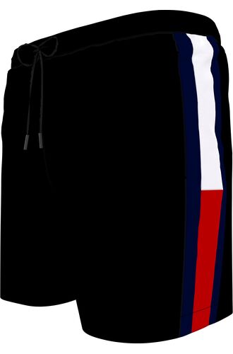 Ανδρικό Μαγιό Tommy Hilfiger - Μαύρο - Βερμούδα με τσέπες