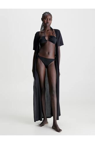 Γυναικείο Beachwear Calvin Klein - Tunik διάφανη - Μαύρη viscose