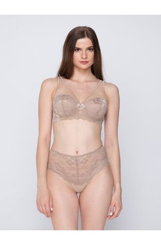 Σουτιέν Balconette Luna Pandora - Μπεζ - Μεγάλο στήθος - Cup C DΣουτιέν Balconette Luna Pandora - Μπεζ - Μεγάλο στήθος - Cup C D