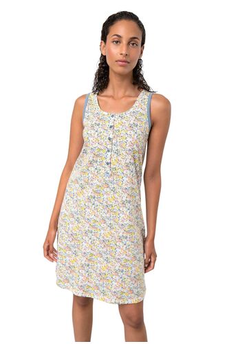 Γυναικείο νυχτικό Vamp - Αμάνικο - Φλοράλ - Πατιλέτα