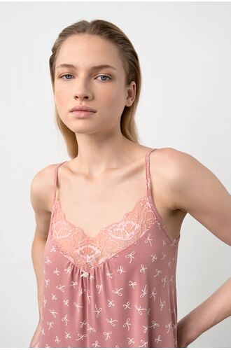 Γυναικείο νυχτικό Vamp - Καλοκαιρινό - Σάπιο μήλο - Mini