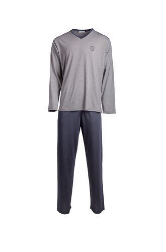 Ανδρική πυτζάμα Pink Label - Μπλε με ψιλή ρίγα