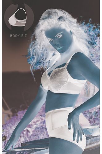 Σουτιέν Selene Violet - Μαύρο - Για μεγάλο στήθος - Τέλειο Κράτημα - Cup D