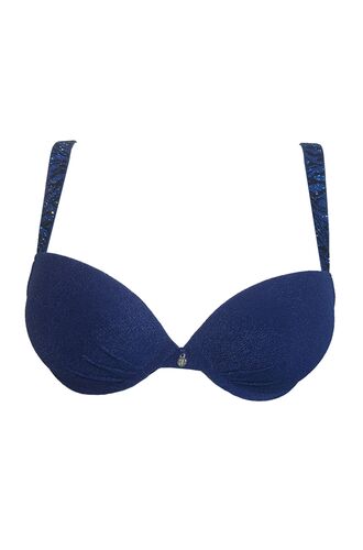Σουτιέν MED KIM - Με ενίσχυση - Μπλε - Cup B