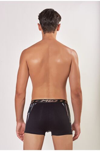 MED Ανδρικό boxer CAPSULE - Μαύρο - Print