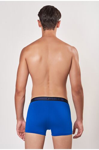 MED Ανδρικό boxer THOMAS - Μπλε - Μαύρο λάστιχο