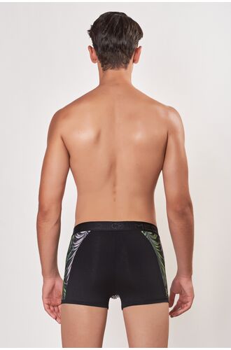 MED Ανδρικό boxer KANEY - Πράσινο - Μαύρο - Print ΦτέρηMED Ανδρικό boxer KANEY - Πράσινο - Μαύρο - Print Φτέρη