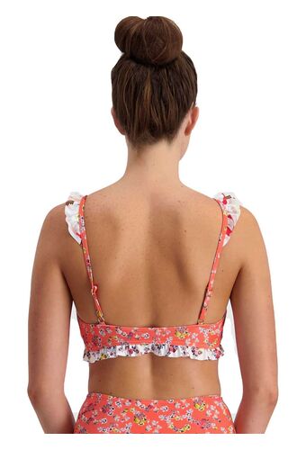 Γυναικείο μαγιό τοπ Piha - Floral - Mix & Match Longline Tri