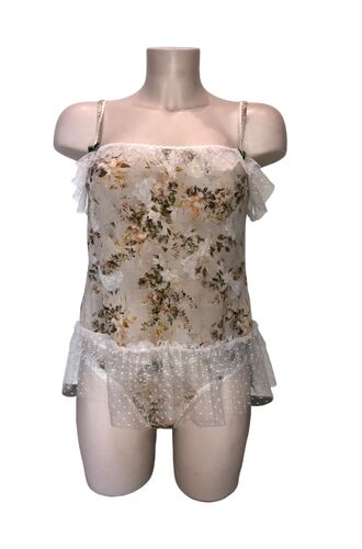 Γυναικείο Νεγκλιζέ Prelude - Δαντέλα - Σατέν - Ελαστικό - Σετ με Σλιπ