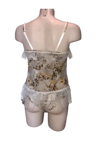 Γυναικείο Νεγκλιζέ Prelude - Δαντέλα - Σατέν - Ελαστικό - Σετ με Σλιπ