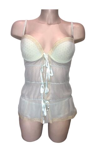 Γυναικείο Τοπάκι Biagiotti - Δαντέλα - Ελαστικό - Σετ με Σλιπ