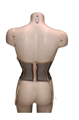 Γυναικείος Κορσές Lisca - Ελαστικό - Animal Print - Με Ζαρτιέρες