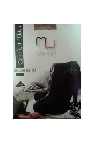 Καλσόν MEWE Comfort 10 den - Μαύρο Διάφανο - 3D Lycra