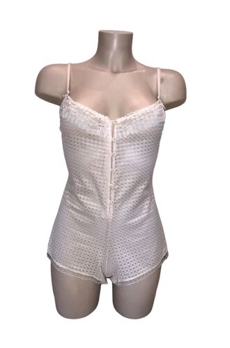 Κορμάκι Lida - Εκρού Ροζ - Δαντέλα