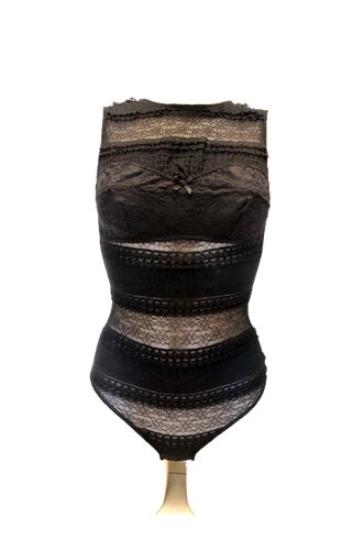 Κορμάκι Lida - Μαύρο - Δαντέλα