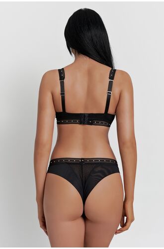 Γυναικείο Brazil MED NORI - Μαύρο δίχτυ - Στρας