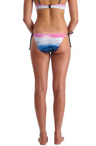 Γυναικείο μαγιό σλιπ Piha - Δετό - Κανονικό - Ocean Print