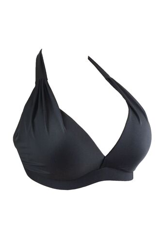 Μαγιό σουτιέν Rock Club - Μαύρο τοπ Bikini - Μεγάλο στήθος - Cup E